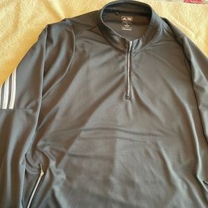 Adidas Golf Clima-Lite 3 Stripe Quarter Zip Pull Over ...